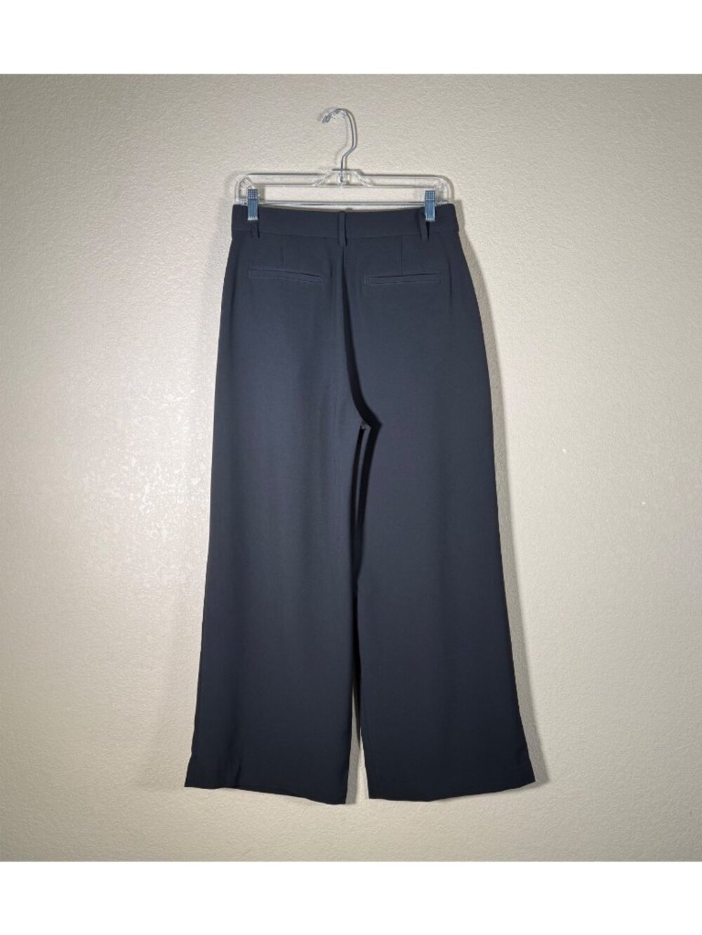 GAP 365 High Rise Pleated Trouser Pants Black Career - Picture 10 of 13